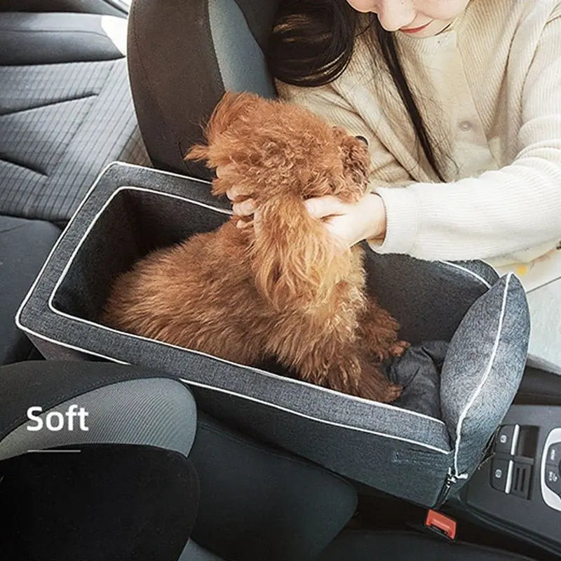 Dog Car Seat Portable Bed Safe Travel Carrier for Small Pets