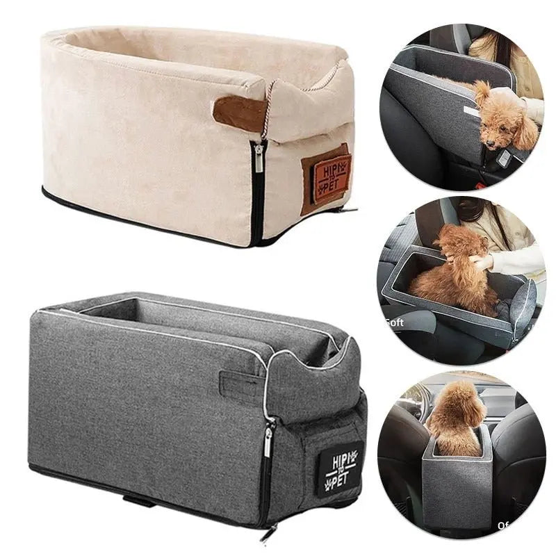 Dog Car Seat Portable Bed Safe Travel Carrier for Small Pets